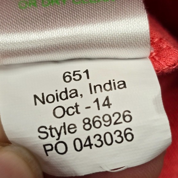 Lilly Pulitzer Tunic Womens Small Pink Beaded Pullover‎ Roll Tab Resort READ - Picture 9 of 14